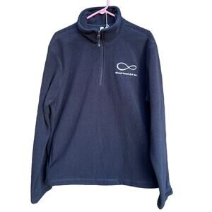 Microsoft Research 20 years blue Fleece Sweatshirt Size XL